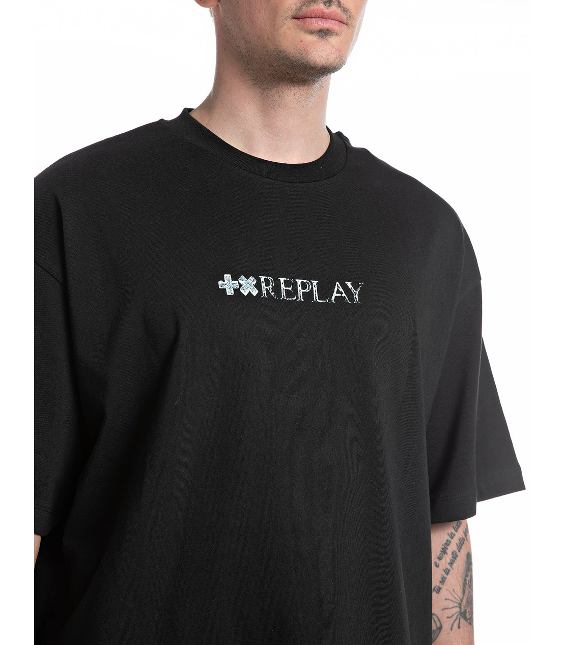 REPLAY X MAR＋IN GARRI× コラボTシャツ 詳細画像 ブラック 3